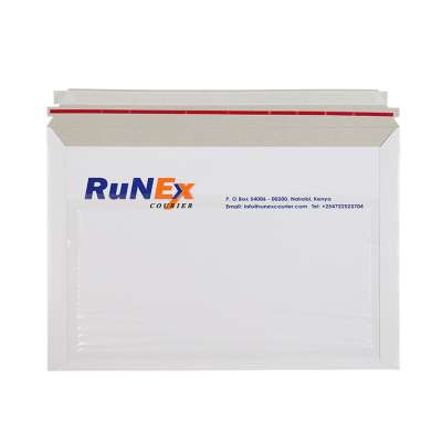 Golden paper Cardboard envelope with window hot sale